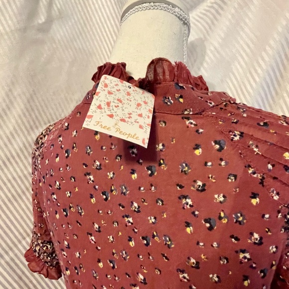 Free People NWT maxi prairie inspired dress. - Picture 3 of 7